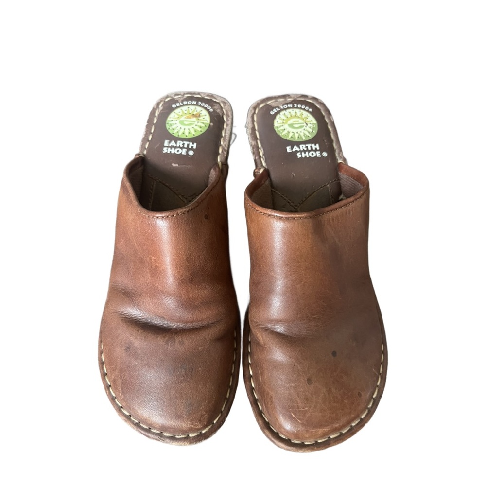Earth Shoe Gelron 2000 Vintage Leather Clog